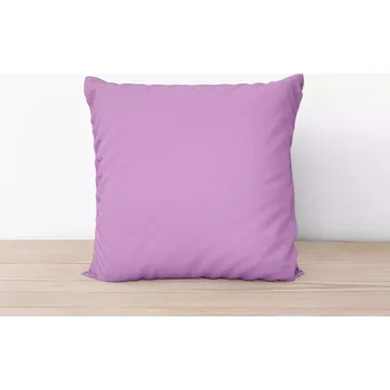 Povlečení Bavlněný povlak na polštář Světle fialový 70x90