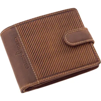 Peněženka GREEN DEED Pánská kožená peněženka hnědá GDM-1021/T