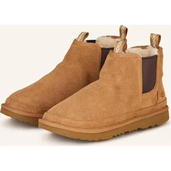 Dámské mokasíny Ugg Dětské Chelsea Boty S Umělou Kožešinou, koňaková, 33,5
