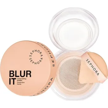 Přípravek na tvář 748909-BRIGHTENING LOOSE SETTING POWDER-25 C - BLUR IT – Sypký fixační pudr - SEPHORA COLLECTION