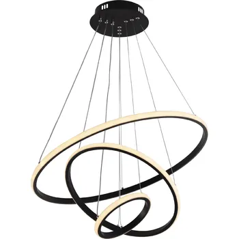 Optonica LED Závěsné svítidlo Lamp CCT 78W Černá Stmívatelná + Dálkový ovladač