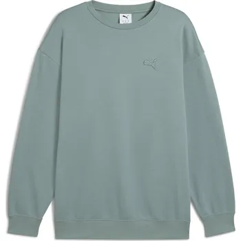 Pánská mikina PUMA Unisex běh sweat sleeve Essential PUMA XL ZELENÁ