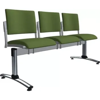 Multisedák Square černý plast 3-sedák - doprava zdarma - SLEVA 3% s kodem radost25