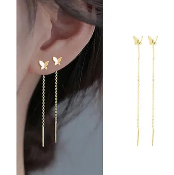 Náušnice Růžové visací náušnice se zirkonem | dámské šperky 2 ks - 13