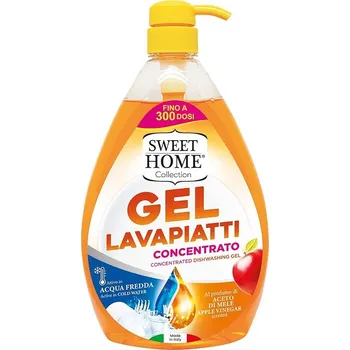 Profesionální mycí prostředek Sweet Home Gel na mytí nádobí 1000ml - APPLE CIDER VINEGAR