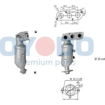 Katalyzátor Katalyzátor OYODO 10N0057-OYO