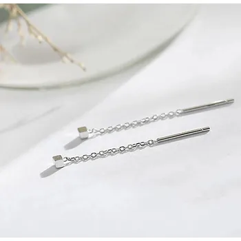 Náušnice Růžové visací náušnice se zirkonem | dámské šperky 2 ks - 20