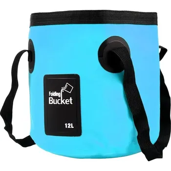 kbelík Skládací přenosný kbelík na vodu | cestovní kbelík, kempingové vybavení - Modrý