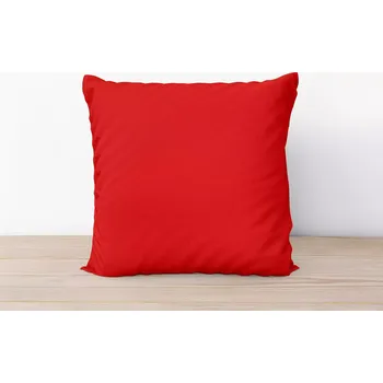 Povlak na dekorativní polštářek Bavlněný povlak na polštář Červený 50x70