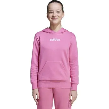 Dívčí mikina Dívčí mikina adidas BIG LOGO ESSENTIALS 140 Růžová, Bílá