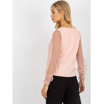 Dámská košile Halenka LK BZ 506666.87P broskvová 38