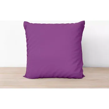 Povlak na dekorativní polštářek Bavlněný povlak na polštář Fialový 50x50