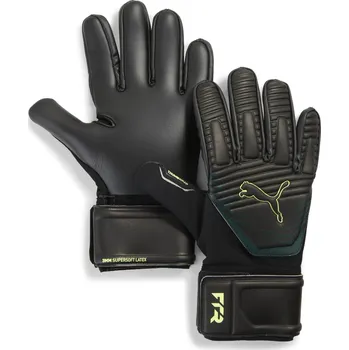 Brankářské rukavice PUMA Unisex rukavice s latexovou palmou Future Match NC PUMA 10 ZELENÁ|ČERNÁ|ŽLUTÁ