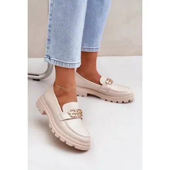 Dámské mokasíny Dámské mokasíny CM09P / 206807 Světle béžová - Seastar světle béžová 39