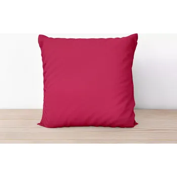 Povlak na dekorativní polštářek Bavlněný povlak na polštář Malinový 50x50