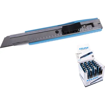 Pracovní nůž XTLINE Nůž výsuvný ulamovací kovový | SK5, 18 mm