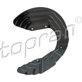 Brzdový kotouč Ochranný plech proti rozstřikování, brzdový kotouč TOPRAN 504 189