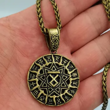 Přívěsek Amulet kolovrat pohanský šperk | slovanský symbol, přívěsek - 3