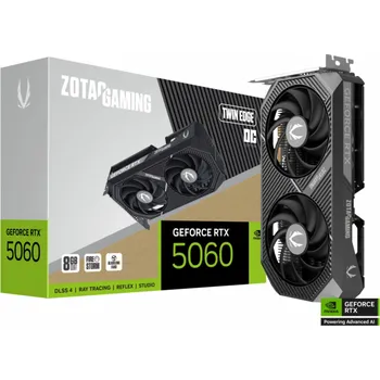 Grafická karta Zotac GAMING GeForce RTX 5060 Twin Edge OC NVIDIA 8 GB GDDR7