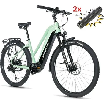 Elektrokolo Trekové elektrokolo LEADER FOX 28" BARNET LADY LIGHT GREEN M510 2025 Velikost rámu: 16,5"