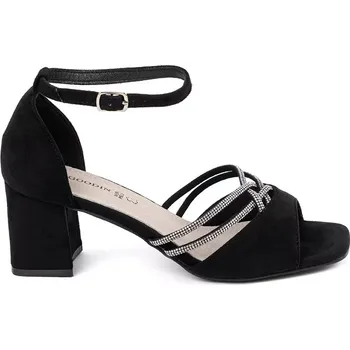 Dámské lodičky Pohodlné lodičky černé dámské na širokém podpatku 36