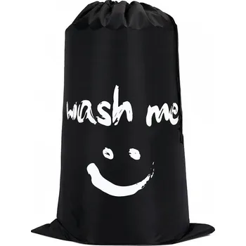 Koš na prádlo Pytel na špinavé prádlo | prací pytel z nylonu - černý