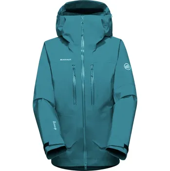 Mammut Mammut Crater Pro HS Hooded Jacket Women Barva - Velikost: Tyrkysová - XL