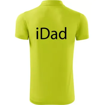 Pánská košile iDad - Polokošile Victory sportovní (dresovina) - S ( Limetková )