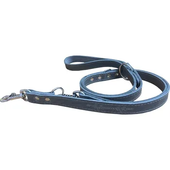 Vodítko pro psa BAFPET Kožené přepínací vodítko EKG - Šedá