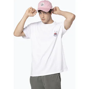 Pánské tričko Kaotiko M / C Washed Carrot Dealer white