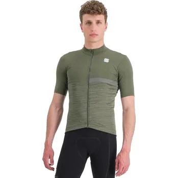 cyklistický dres Pánský cyklistický dres s krátkým rukávem SPORTFUL-Giara jersey, beetle Mix XL