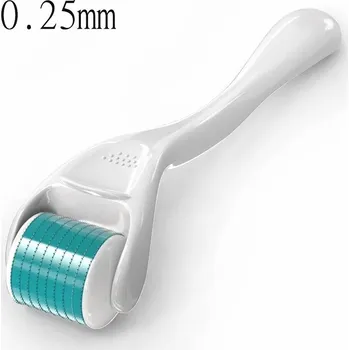 Vlasová regenerace Derma váleček pro růst vousů a vlasů | péče o pleť, aktivátor růstu - modrý Roller 0.25mm