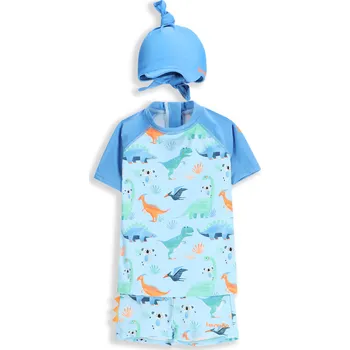 Neoprenový oblek LEMON EXPLORE Dětská plavecká kombinéza s UV ochranou UPF +50 WL5 80 MODRÁ