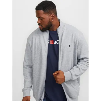 Oblečení a móda Mikina Jack and Jones Grey Melange 1158306 5XL