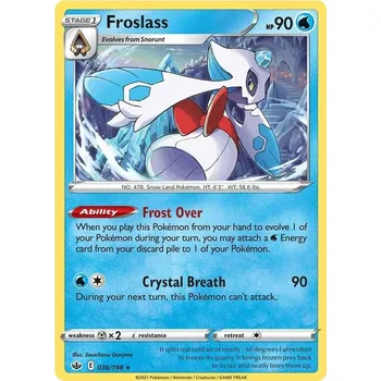 Karetní hra Froslass 036/198 - Chilling Reign Typ karty: Reverse Holo