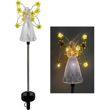 Zahradní dekorace Solární lampa na zahradu | zahradní dekorace - Žluť