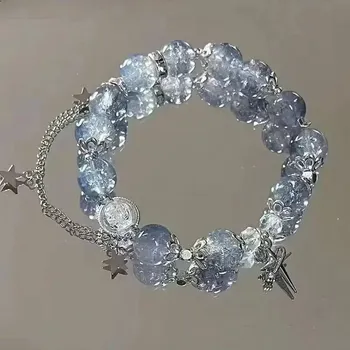 Náramek Korálkový střapcový náramek pro ženy | ozdoby - Styl 7