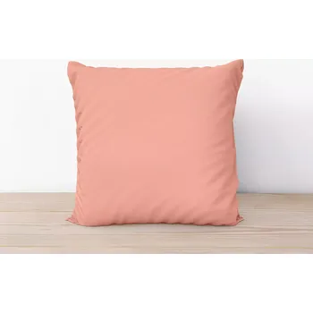 Polštář Bavlněný povlak na polštář Lososový 50x50