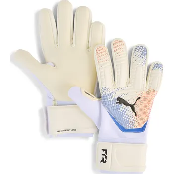 Brankářské rukavice PUMA Unisex rukavice s latexovou palmou Future Match NC PUMA 9 BÍLÁ|MODRÁ|ČERVENÁ