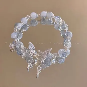 Náramek Korálkový střapcový náramek pro ženy | ozdoby - Styl 2