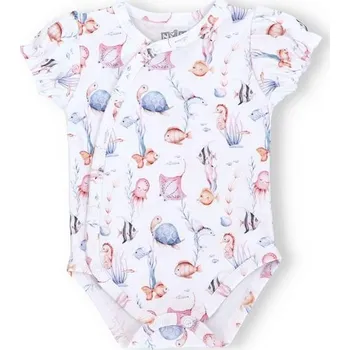 NINI Zavinovací body krátký rukáv Ocean Girl MOŘSKÁ ZVÍŘÁTKA - 68