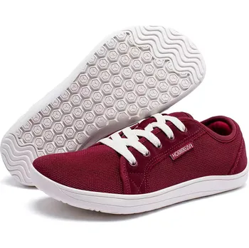 Pánská obuv Barefoot boty HOBIBEAR BUGLE Barva: Vínová, Velikost: 37