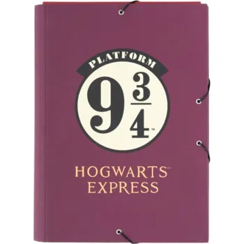 Složka s 3 klopami Harry Potter: Nástupiště 9 3/4 (26 x 34 x 2 cm)