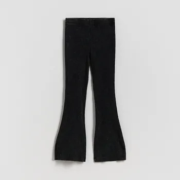 Reserved - Rozšířené legíny s rozparkem - černý - 966FF-99X - 966FF-99X-122