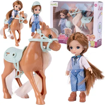 Majlo Toys Dětská panenka Sally s koníčkem