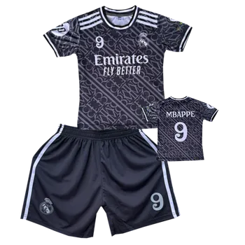Numberoplus Premium dětský fotbalový dres Komplet Real Madrid FC - Kylian Mbappé.č 9.Fly Better Velikost: 15 let (vel.164)