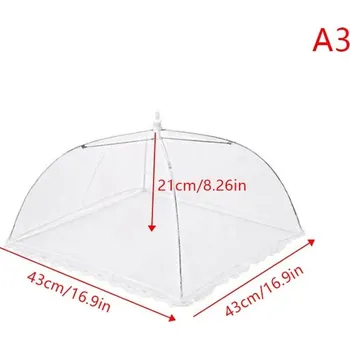 Skládací síťka proti hmyzu na jídlo | potravinová ochrana, kuchyňská síťka - A3