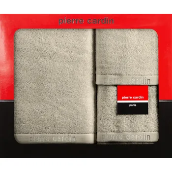 Ručník FROTÉ RUČNÍK PIERRE CARDIN EVI SADA 30X50 CM, 50X90 CM, 70X140 CM SVĚTLEBÉŽOVÁ