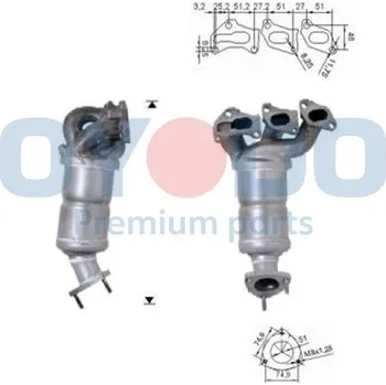 Katalyzátor Katalyzátor OYODO 10N0142-OYO