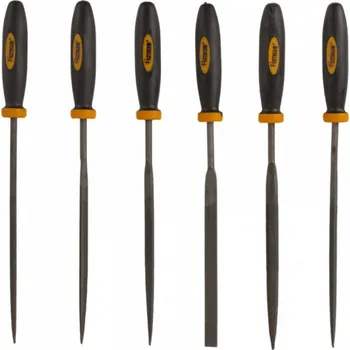 Dílna Sada jehlových pilníků, 6 ks - HT403106